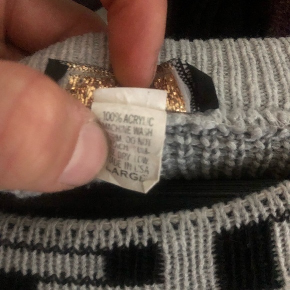 Vintage Gianni Versace Jeans Couture Knitted Sweater Mens Size L - Picture 2 of 3